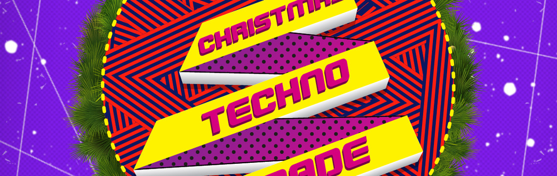 Christmas techno parade