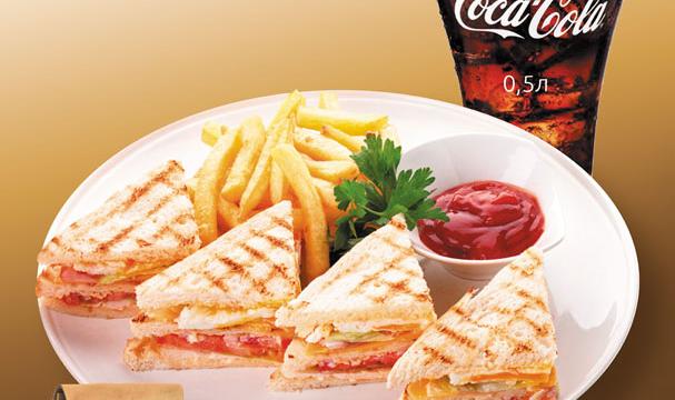 Клаб-сэндвич меню от Vivo Cafe!
