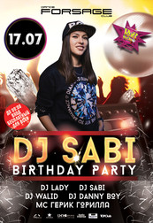 Dj Sabi Birthday party