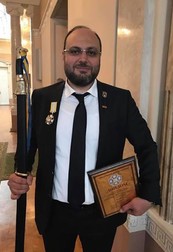 Усама Кафа получил почетное звание «Рыцарь Отечества»