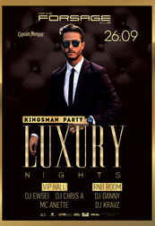 Luxury nights. Kingsman party