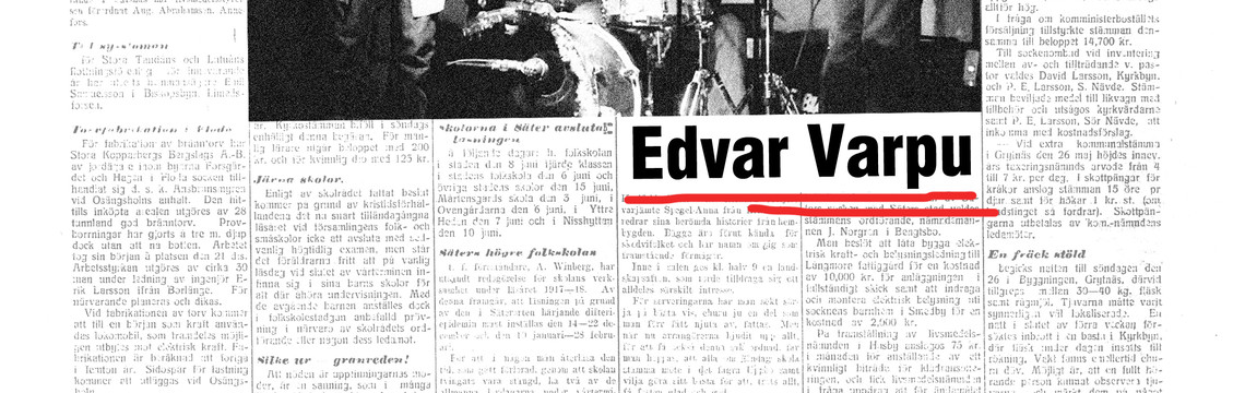Концерт группы «Edvar Varpu»