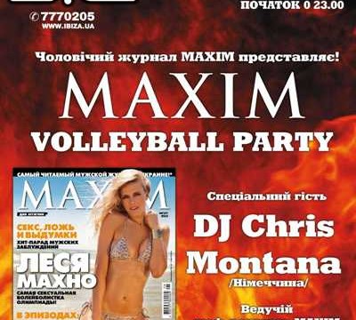 MAXIM VOLEYBALL PARTY