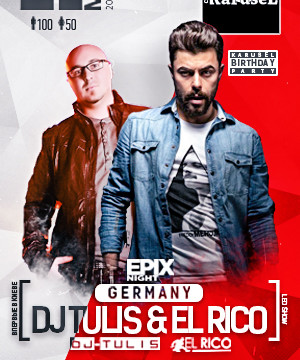 День рождения KaruseL club: DJ TULIS & EL RICO