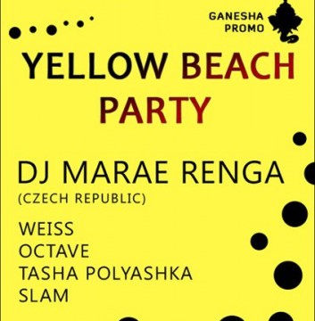 Yellow beach party