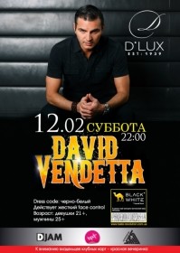David Vendetta в клубе D*Lux
