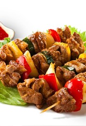 - 50% скидки на шашлык из свинины!
