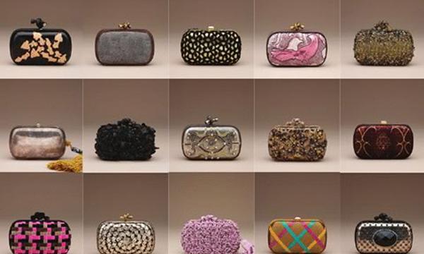 Выставка клатчей Bottega Veneta