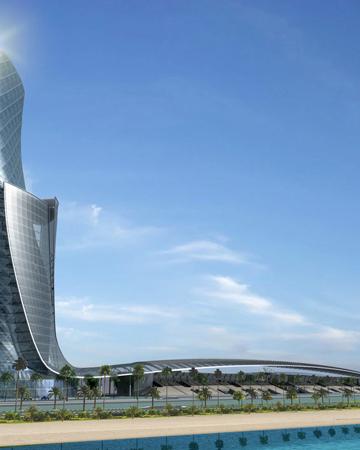 Новый Hyatt Capital Gate в Абу-Даби