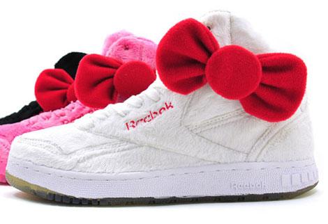 Кроссовки Hello Kitty от бренда Reebok