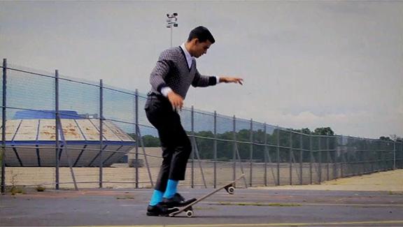 Видео: лучший скейтбордист в мире в роли денди