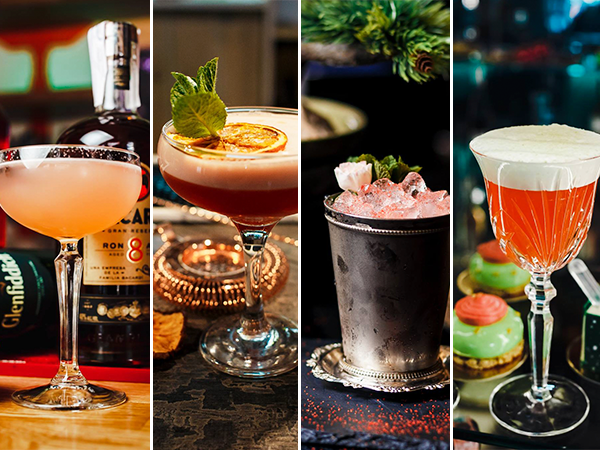 коктейльная неделя. красивые коктейли. барный фестиваль. коктейльная неделя. красный биттер для негрони.