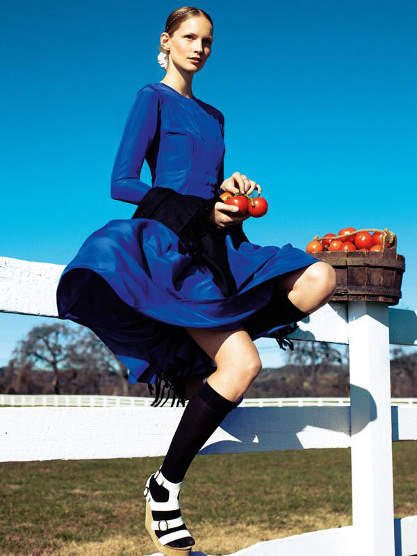 Фотосессия Алексeя Любомирски в февральском выпуске  Vogue Germany 2011