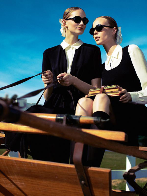 Фотосессия Алексeя Любомирски в февральском выпуске  Vogue Germany 2011