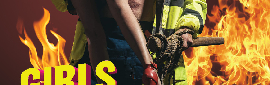 Girls busters. Firefighters